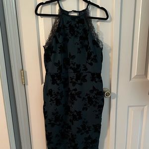 XL Green and Black Trixxi Dress NWOT